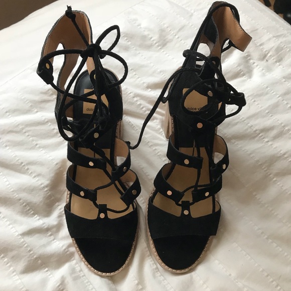 lace up heels - Picture 1 of 6